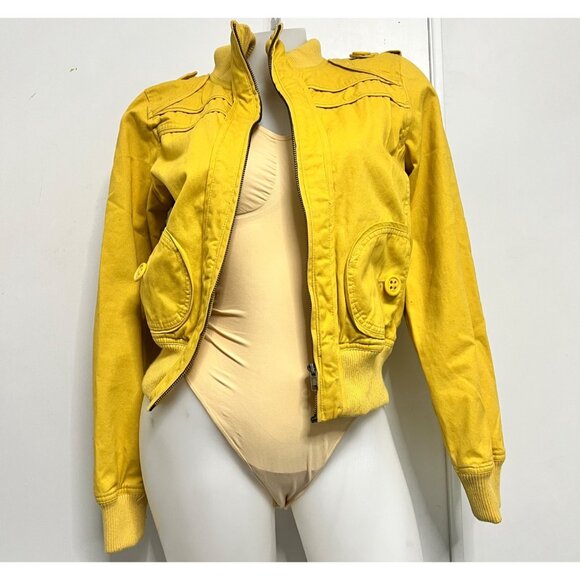 Yellow Jean Jacket - Picture 1 of 7